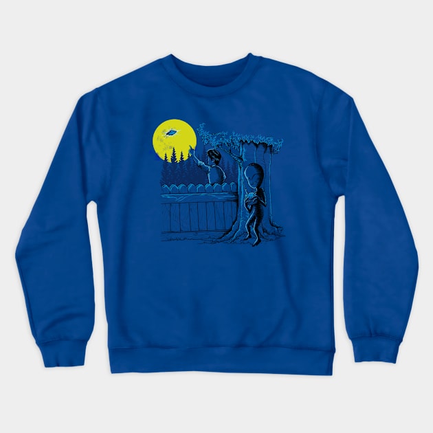 aliens toy Crewneck Sweatshirt by hd